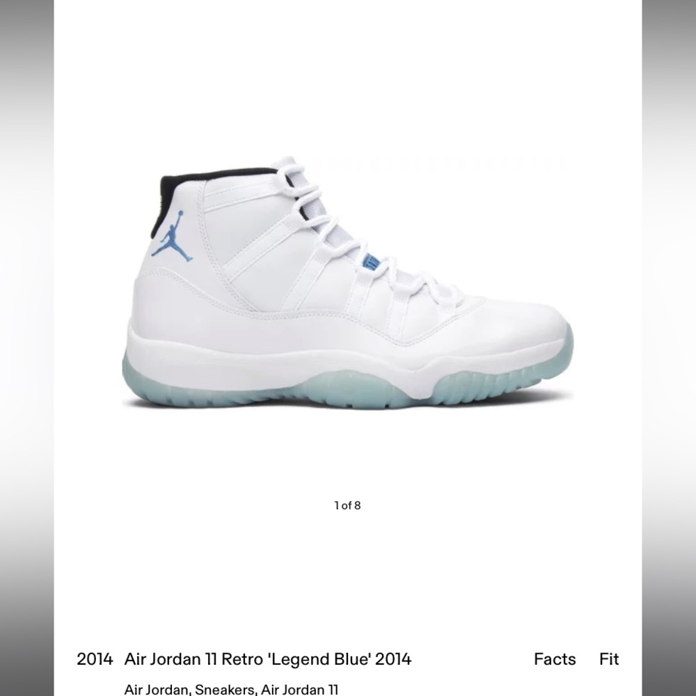 Air Jordan 11 Retro 'Legend Blue' 2014